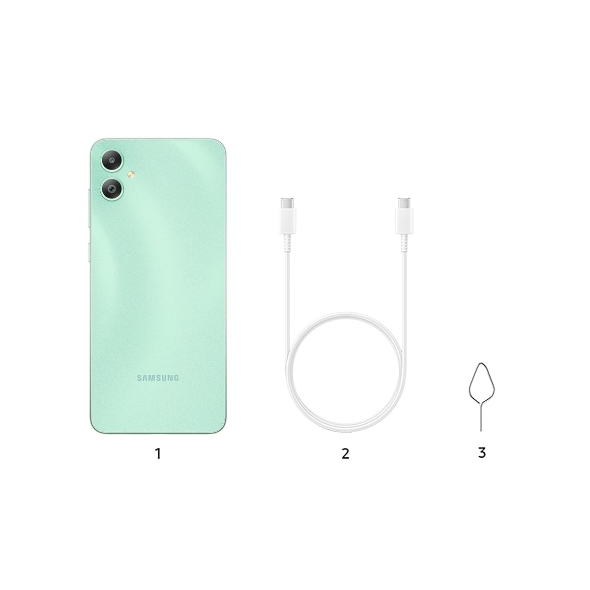 Samsung Galaxy M05 (Mint Green, 4GB RAM, 64 GB Storage) | 50MP Dual Camera | Bigger 6.7" HD+ Display | 5000mAh Battery | 25W Fast Charging | 2 Gen OS Upgrade & 4 Year Security Update