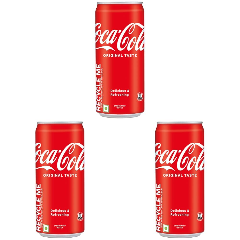 Coca-Cola Original Taste Soft Drink Can, 300 Ml