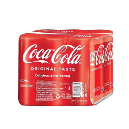 Coca-Cola Original Taste Soft Drink Can, 300 Ml