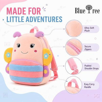 Plush Animal Backpack for Kids, Boys & Girls, Age 1-6