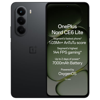 Nord CE6 Lite | 8GB+128GB | Hyper Black