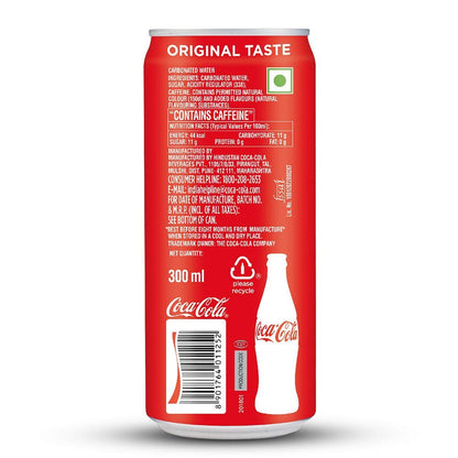 Coca-Cola Original Taste Soft Drink Can, 300 Ml