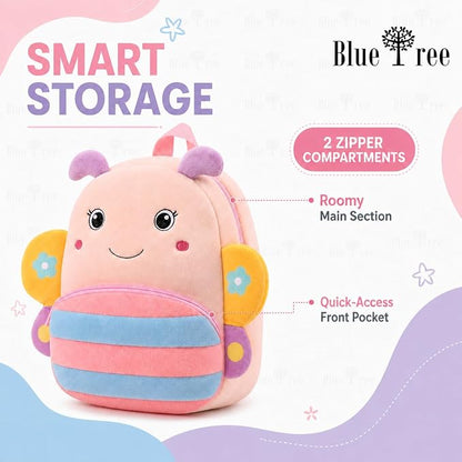 Plush Animal Backpack for Kids, Boys & Girls, Age 1-6