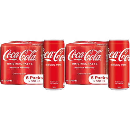 Coca-Cola Original Taste Soft Drink Can, 300 Ml