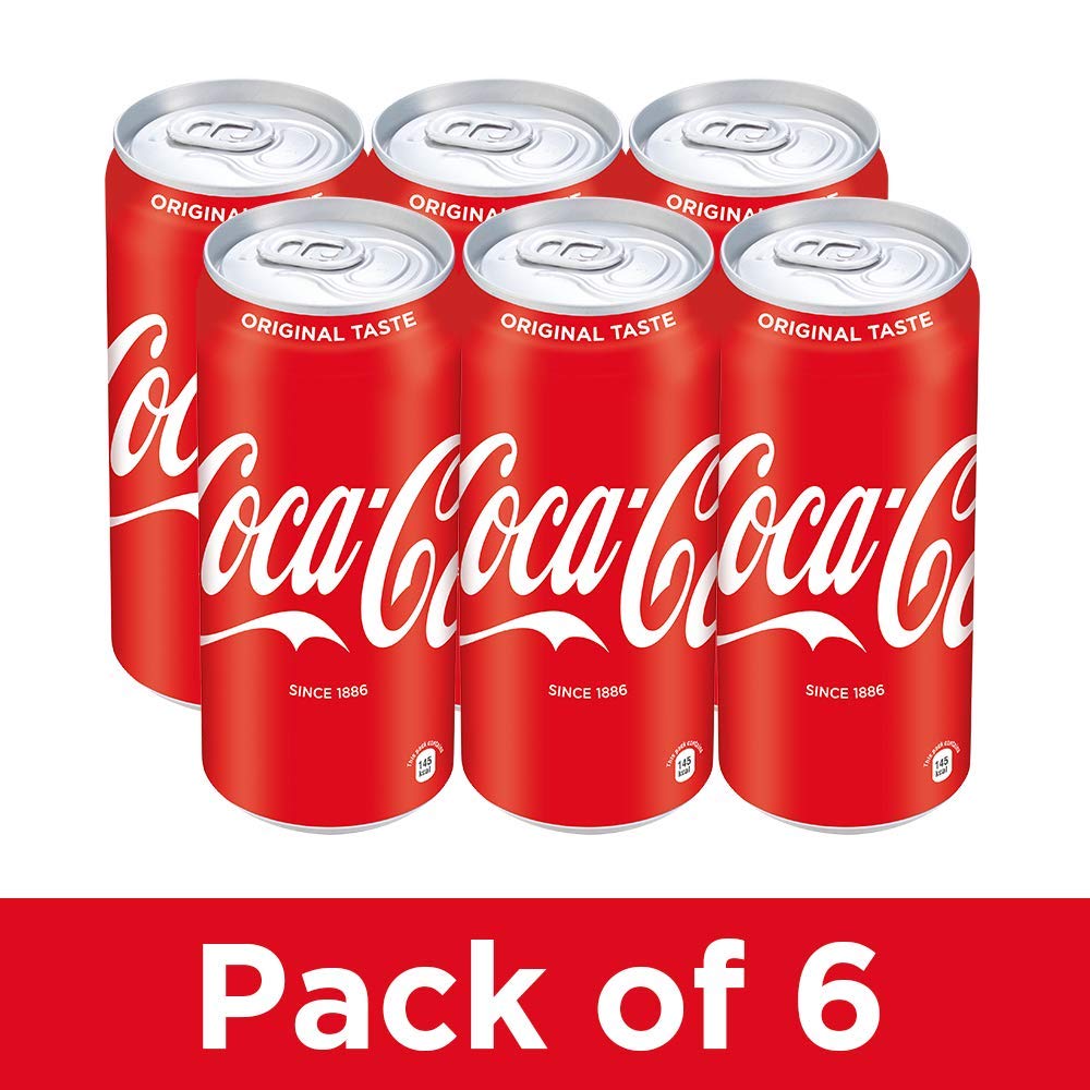 Coca-Cola Original Taste Soft Drink Can, 300 Ml