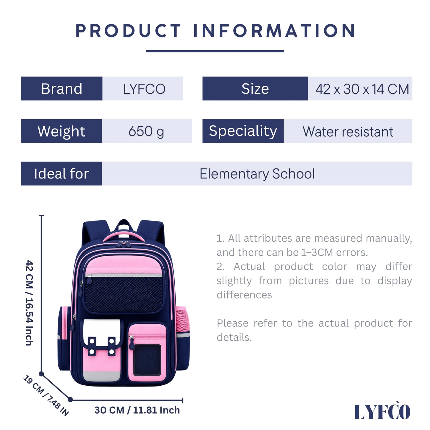 Capybara School Backpack for Boys & Girls, Large Capacity, Durable, Multi-Pocket Bag with Comfortable Shoulder Straps for Kids, Pre-School and Elementary School for upto 3rd Std