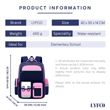 Capybara School Backpack for Boys & Girls, Large Capacity, Durable, Multi-Pocket Bag with Comfortable Shoulder Straps for Kids, Pre-School and Elementary School for upto 3rd Std