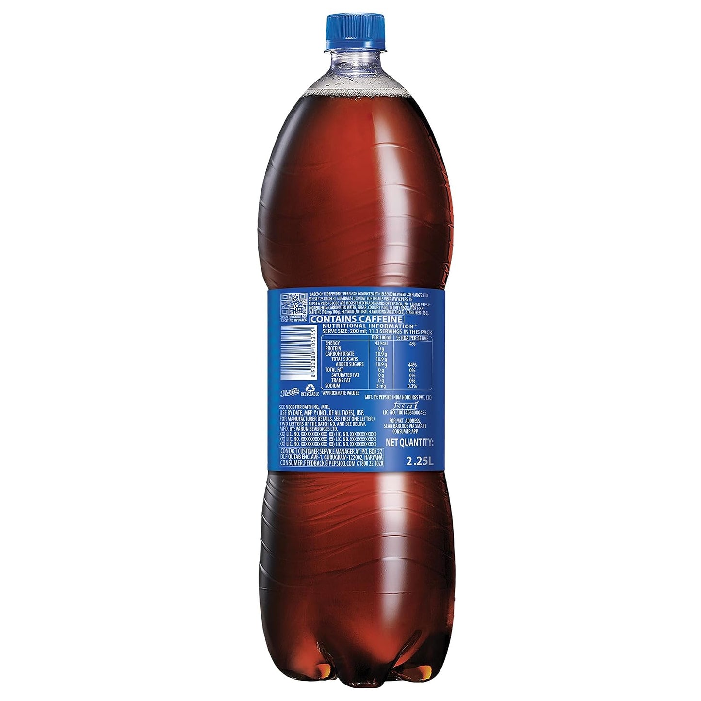 Pepsi Soft Drink - 2.25L, Bottle.