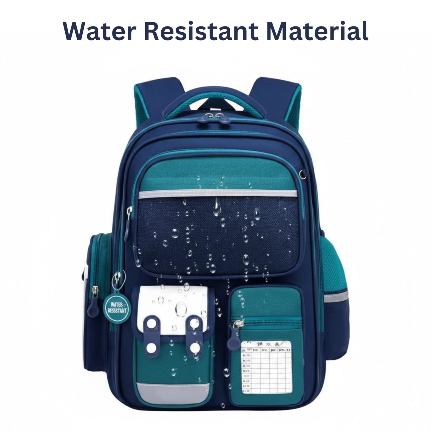 Capybara School Backpack for Boys & Girls, Large Capacity, Durable, Multi-Pocket Bag with Comfortable Shoulder Straps for Kids, Pre-School and Elementary School for upto 3rd Std