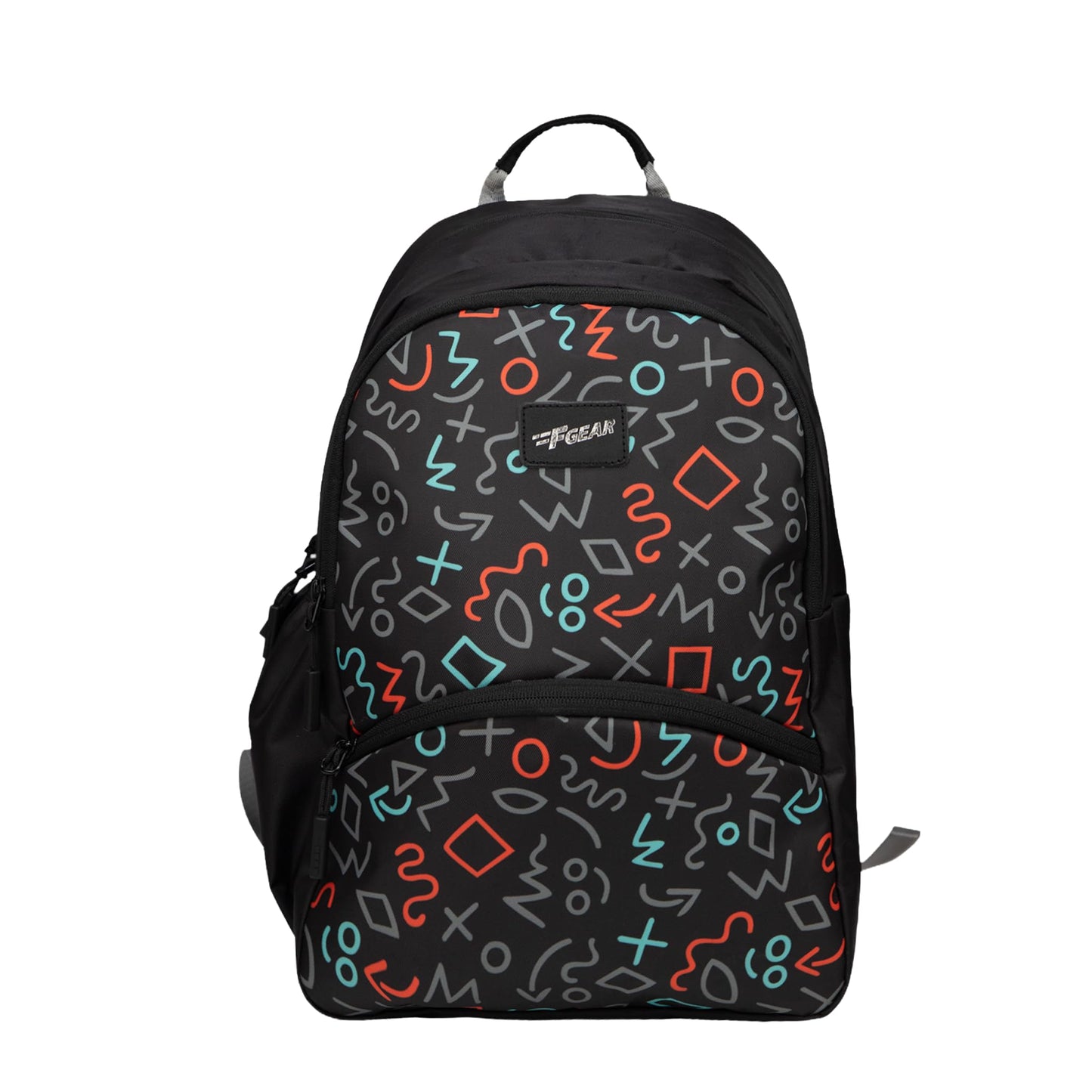 F Gear Brio Kids Backpack|Water-Resistant Polyester|2 Spacious Compartments with Front Pocket & Bottle Holder Adjustable Shoulder Straps|Durable YKK Zippers