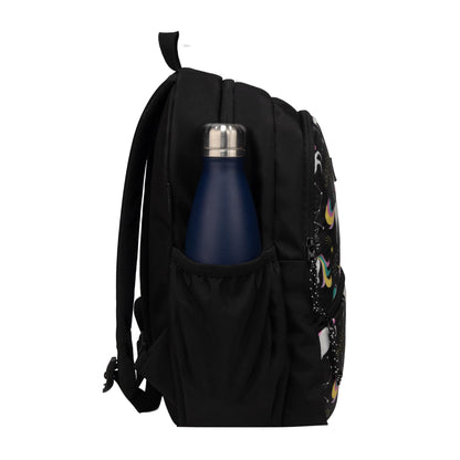 F Gear Brio Kids Backpack|Water-Resistant Polyester|2 Spacious Compartments with Front Pocket & Bottle Holder Adjustable Shoulder Straps|Durable YKK Zippers