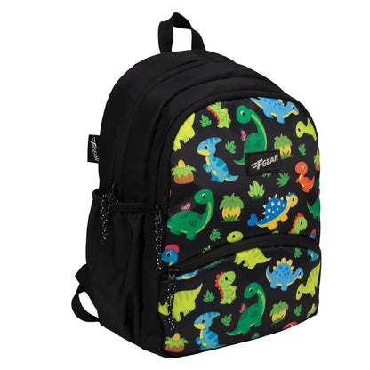 F Gear Brio Kids Backpack|Water-Resistant Polyester|2 Spacious Compartments with Front Pocket & Bottle Holder Adjustable Shoulder Straps|Durable YKK Zippers
