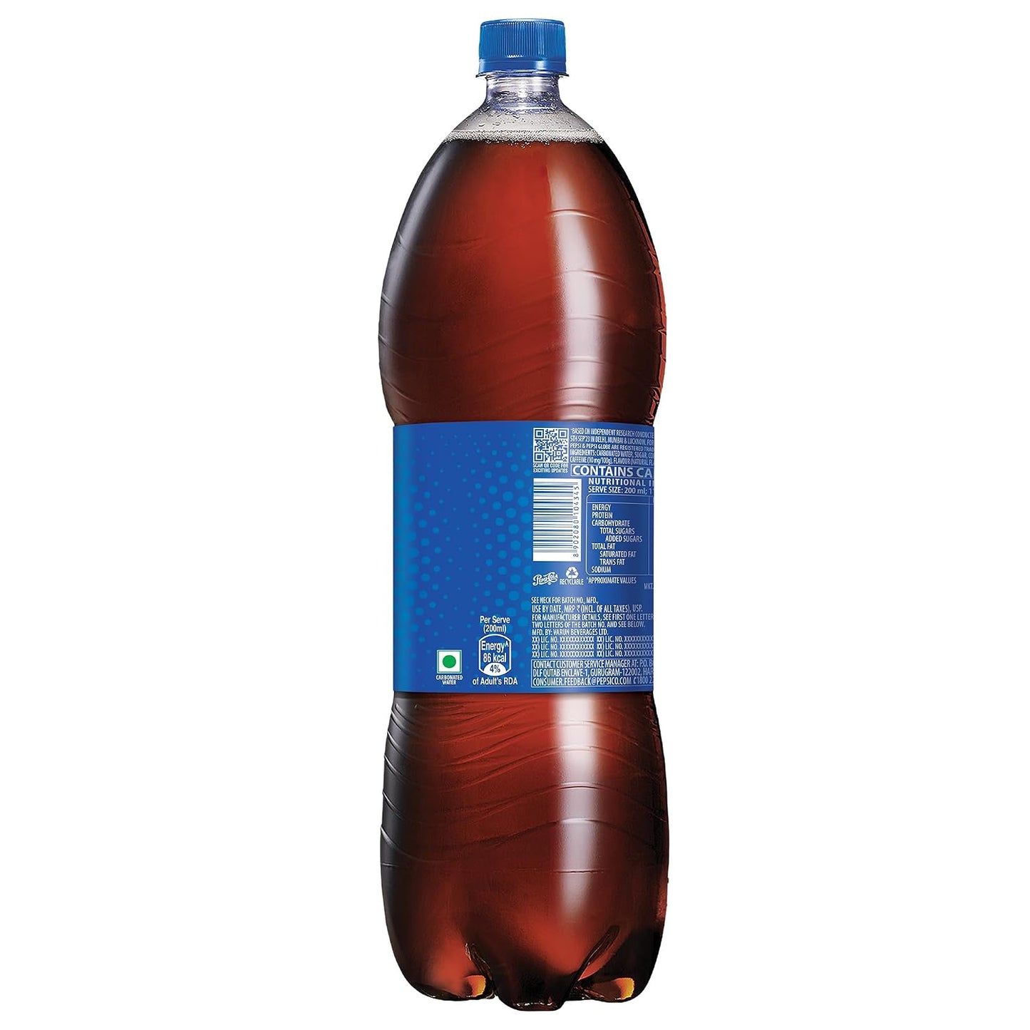 Pepsi Soft Drink - 2.25L, Bottle.