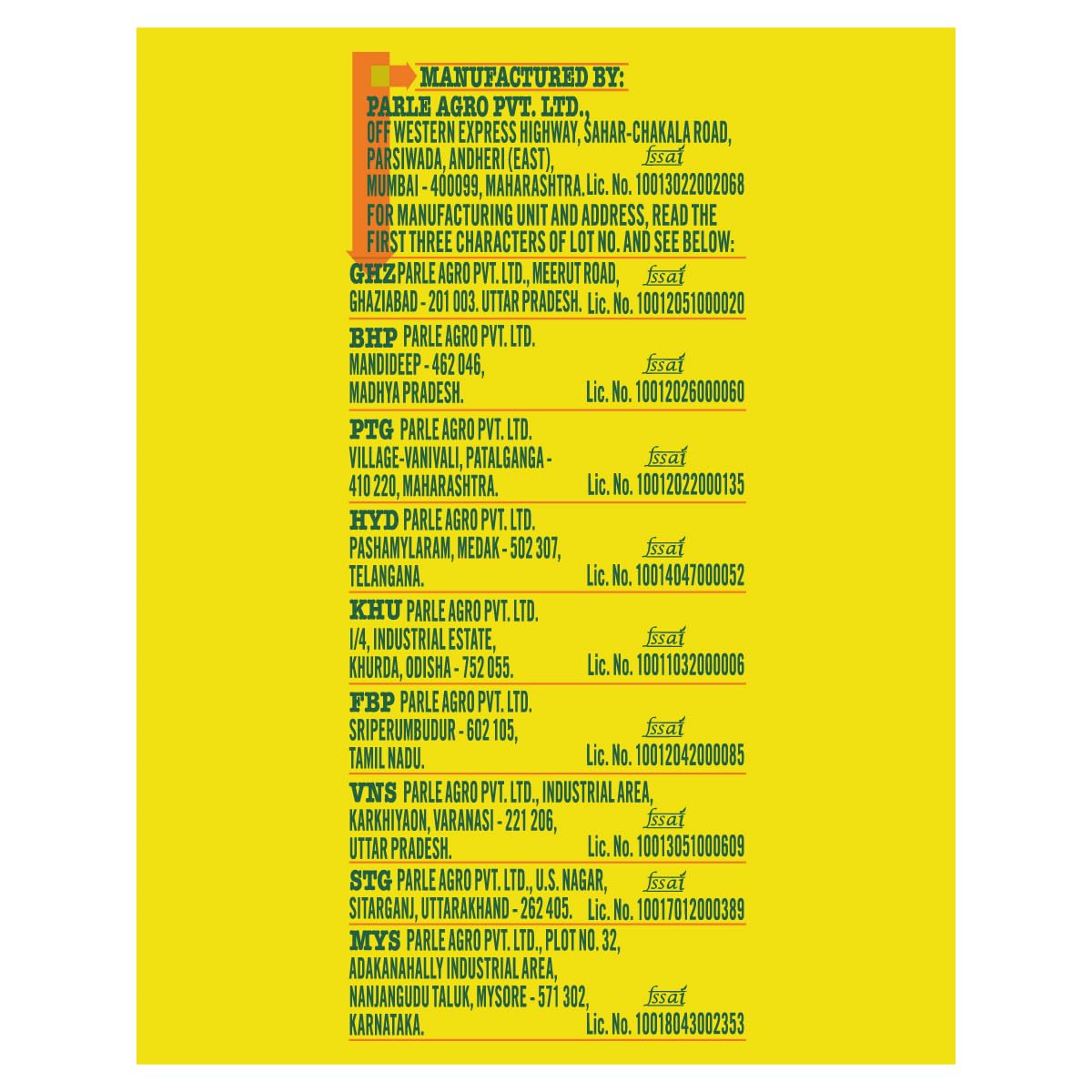Frooti Mango Drink (2L)