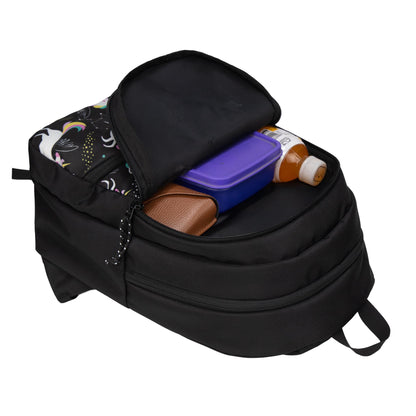 F Gear Brio Kids Backpack|Water-Resistant Polyester|2 Spacious Compartments with Front Pocket & Bottle Holder Adjustable Shoulder Straps|Durable YKK Zippers
