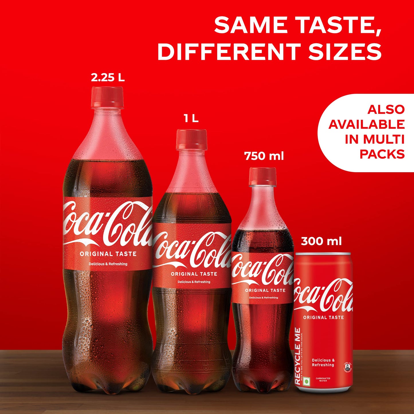 Coca-Cola Original Taste Soft Drink Can, 300 Ml