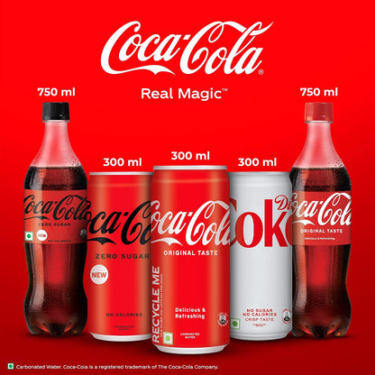 Coca-Cola Original Taste Soft Drink Can, 300 Ml