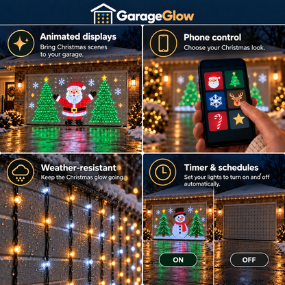 LED Hexagon Garage Lighting System – Modern High-Brightness  Lights