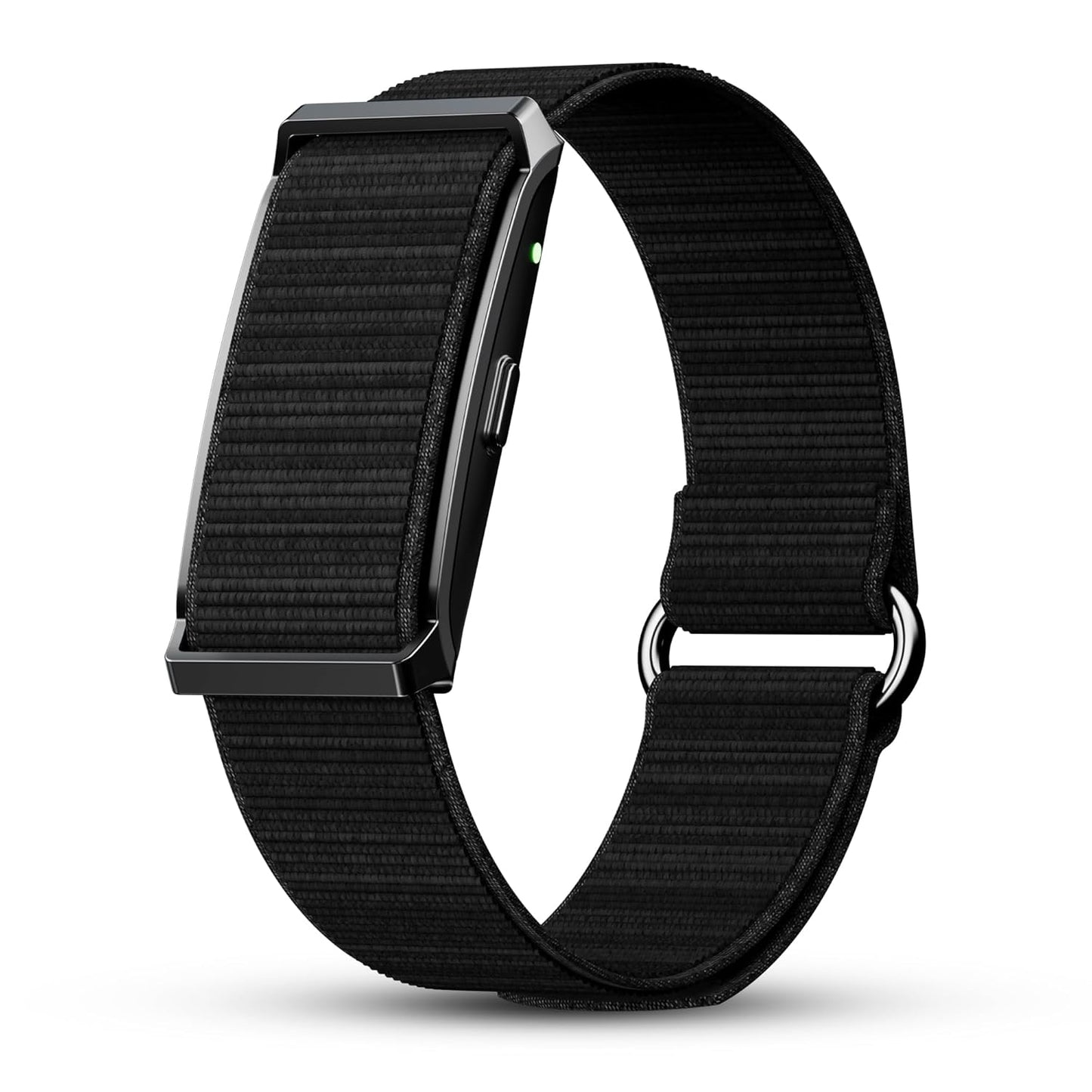 Premium Metal Fitness Band | 45 Days Battery Life, Heart Rate, SpO2, HRV & Body Temp Monitor, Sleep Tracker, AI Health Analysis, Smart Notifications (Cosmic Black)