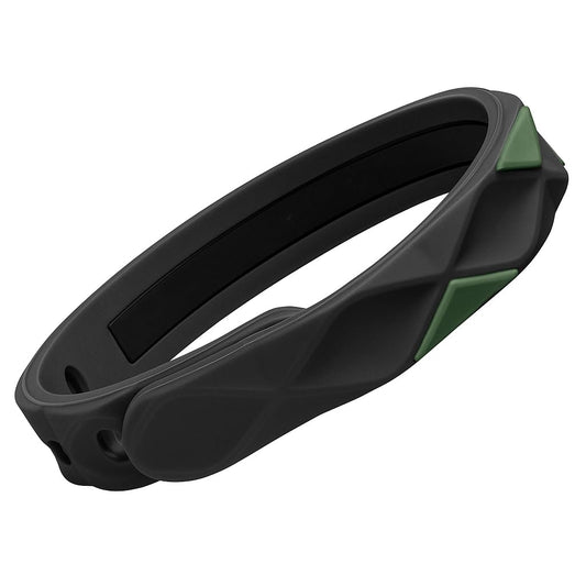 Magnetic Silica Gel Bracelet (Black) Negative Ion Bracelets Infrared Wristband, For Man And Woman Bracelets (Pack of 1)