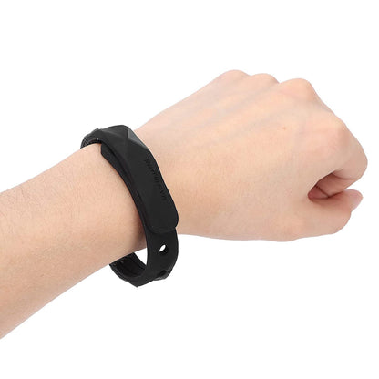 Magnetic Silica Gel Bracelet (Black) Negative Ion Bracelets Infrared Wristband, For Man And Woman Bracelets (Pack of 1)