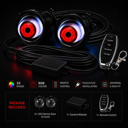 Eyes Blink- RGB Headlight Eyes
